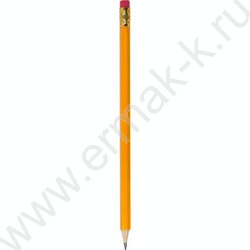 Карандаш пластиковый  с ластиком  HB "EVERYDAY BLP-YLW", заточен. /корпус желтый | Фото 2