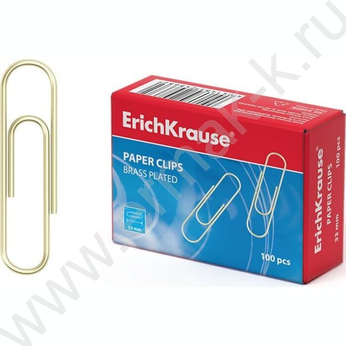 Скрепки 33мм /100шт омедненные | Фото 1