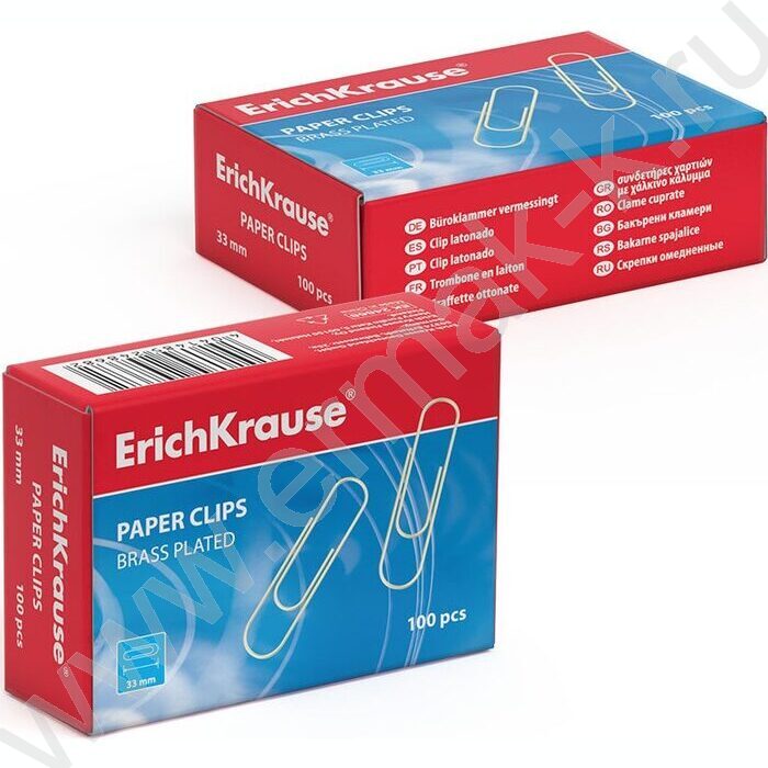 Скрепки 33мм /100шт омедненные | Фото 2