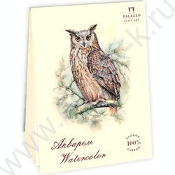 Планшет д/акварели А4 15л 300г/м2 "Филин" 100% хлопок,сл. кость | Фото 1