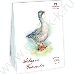 Планшет д/акварели А4 15л 300г/м2 "Гусь" 100% хлопок | Фото 1