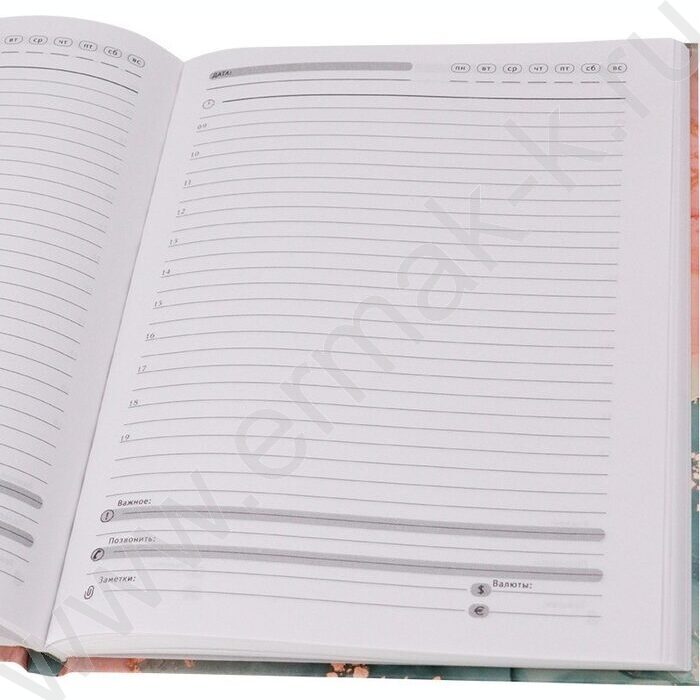 Ежедневник н/дат А5  80л Fluid art /тв.обл.,глянц.ламин/ | Фото 3