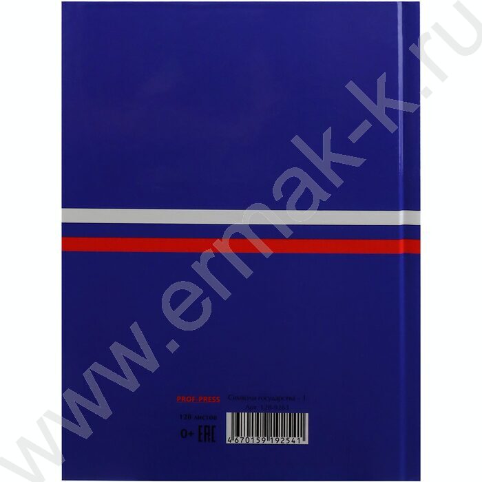 Ежедневник н/дат А5 128л Символы государства-1 /тв.обл.,глянц.ламин/ | Фото 7