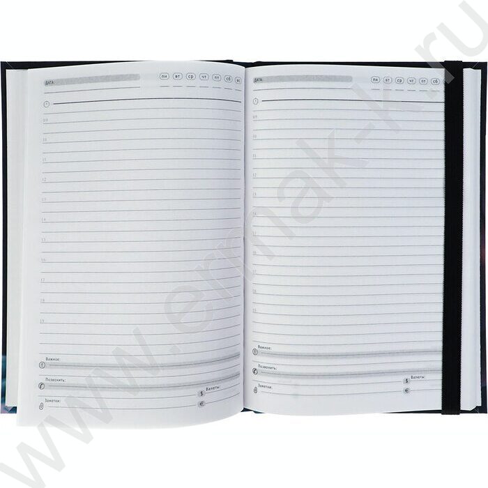 Ежедневник н/дат А5 128л Нежный цветок-3 /тв.обл.,софт-тач,лам/ | Фото 5