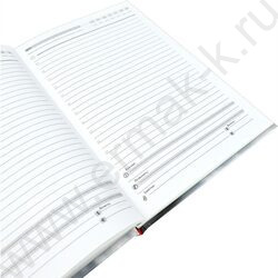 Ежедневник н/дат А5  80л Яркий гранат /тв.обл.,контраст/ | Фото 4