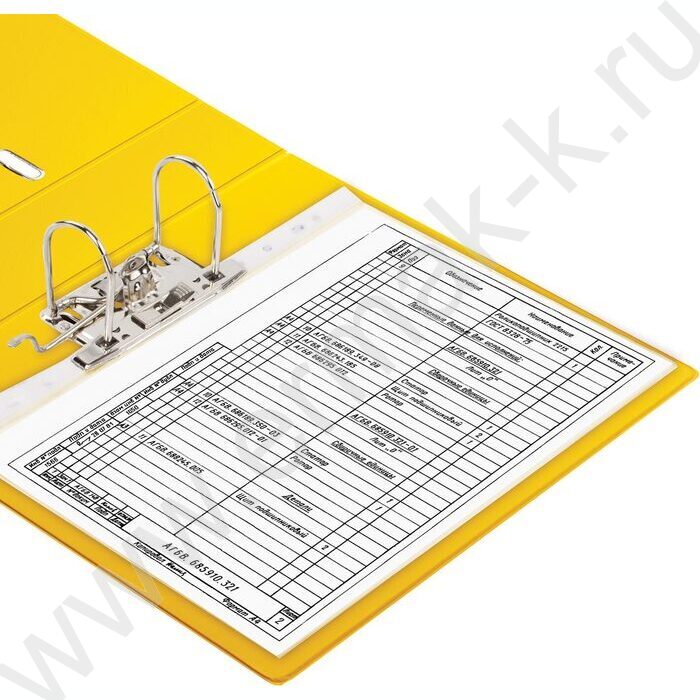 Файл 70мм с двухсторонним покрытием из ПВХ /желтый | Фото 6