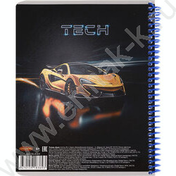 Тетрадь  96л клетка/спираль "Автомобильная тематика-1" /твин лак, хол. фольга/ ассорти | Фото 4