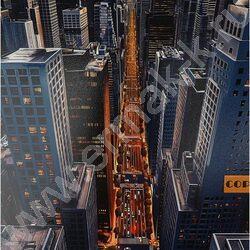 Тетрадь  96л клетка/спираль "Вид на город-2" /твин лак, хол. фольга/ ассорти | Фото 5