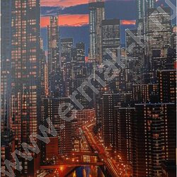 Тетрадь  96л клетка/спираль "Вид на город-2" /твин лак, хол. фольга/ ассорти | Фото 6