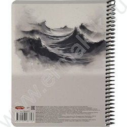 Тетрадь  96л клетка/спираль "Фразы и природа" /твин лак, хол. фольга/ ассорти | Фото 4