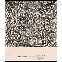 Тетрадь  96л клетка/спираль "Абстрактные петли" ассорти | Фото 2