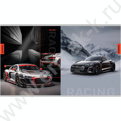 Тетрадь  96л клетка "Разные автомобили-1" /перевертыши ассорти | Фото 5