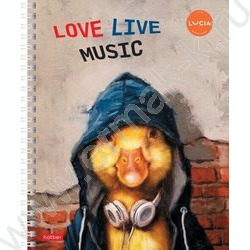 Тетрадь  48л клетка/спираль "Узнай себя!-(Lucia Heffernan)" 4вида | Фото 1