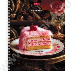 Тетрадь  48л клетка/спираль "Brand Food" /глянец./ 4вида | Фото 3