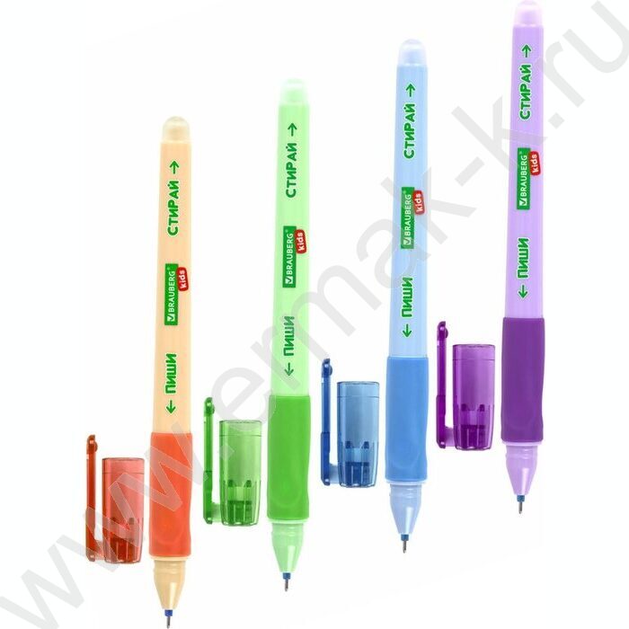 Ручка гелевая Пиши-Стирай 0,5мм, линия 0,35мм, синяя "RESTART COLOR" /с эргономичным грипом | Фото 1