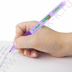 Ручка гелевая Пиши-Стирай 0,5мм, линия 0,35мм, синяя "RESTART COLOR" /с эргономичным грипом | Фото 8