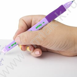 Ручка гелевая Пиши-Стирай 0,5мм, линия 0,35мм, синяя "RESTART COLOR" /с эргономичным грипом | Фото 9