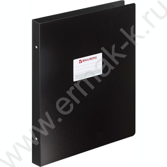 Папка 4 кольца А3 черная вертик. "Стандарт" | Фото 1