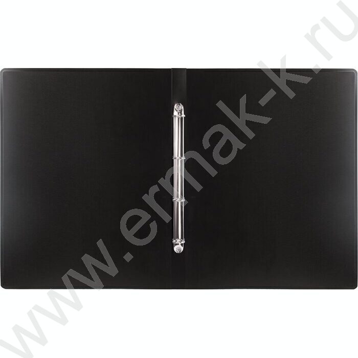 Папка 4 кольца А3 черная вертик. "Стандарт" | Фото 3