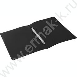 Папка 4 кольца А3 черная вертик. "Стандарт" | Фото 4