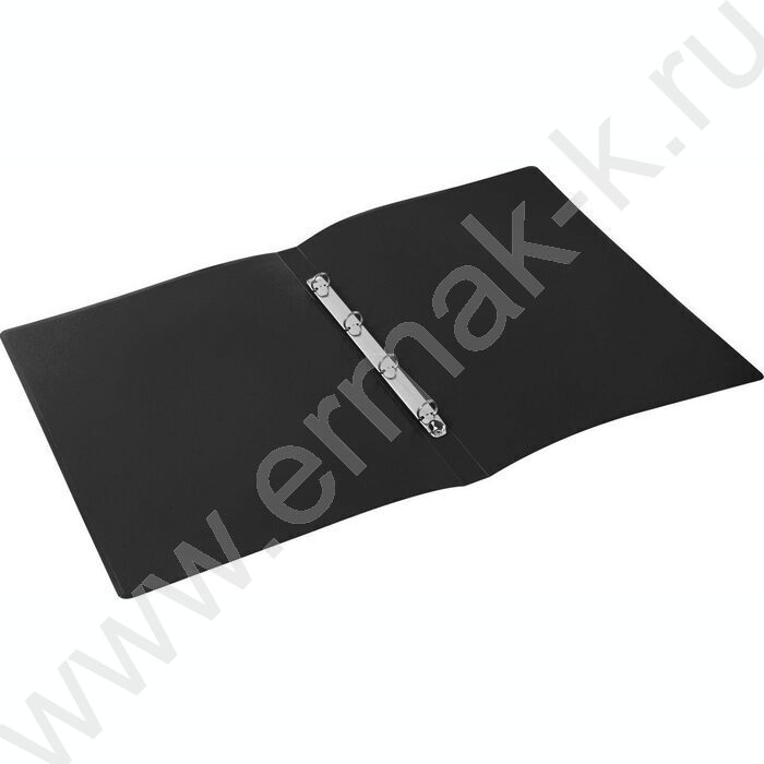 Папка 4 кольца А3 черная вертик. "Стандарт" | Фото 4