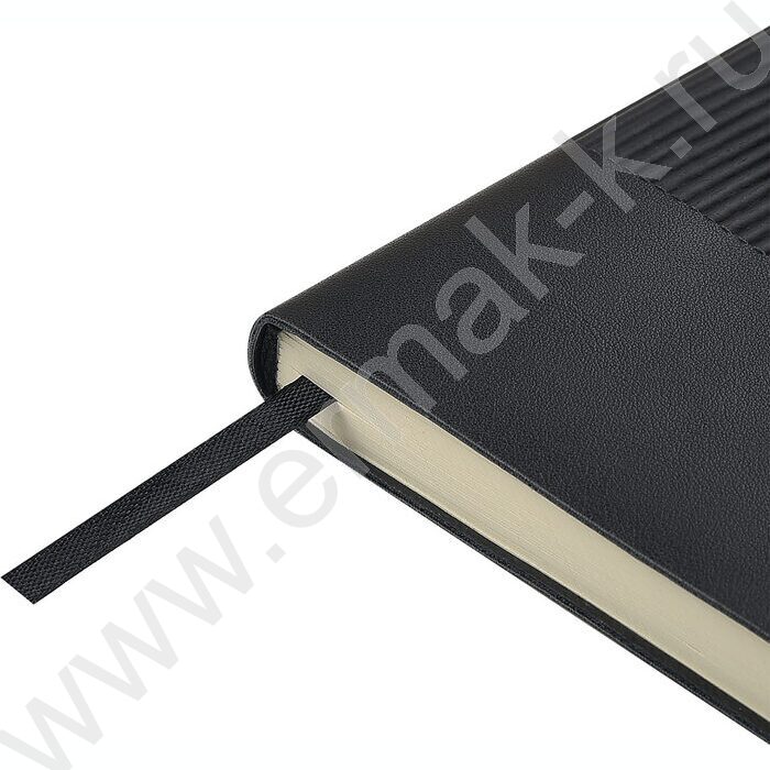 Ежедневник н/дат А5 136л Soho черный /ляссе/блок линейка | Фото 9