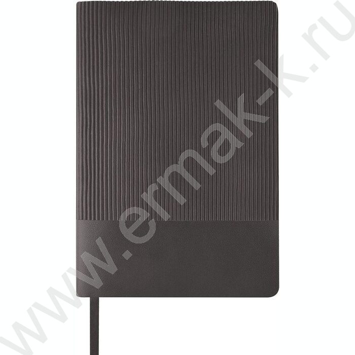 Ежедневник н/дат А5 136л Soho серый /ляссе/блок линейка | Фото 1