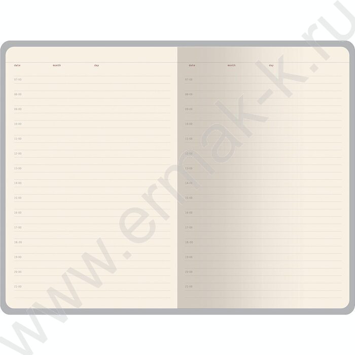 Ежедневник н/дат А5 136л Soho красный /ляссе/блок линейка | Фото 4