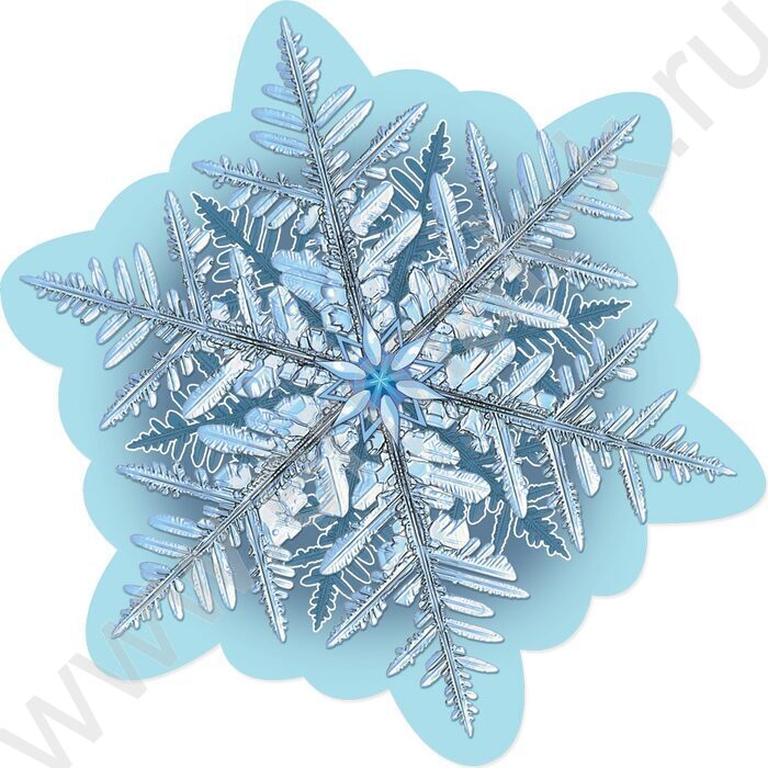 Украшение на скотче Снежинка | Фото 1