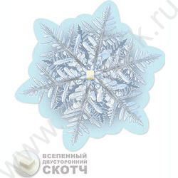 Украшение на скотче Снежинка | Фото 2