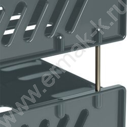 Лоток горизонтальный сетчатый "Сити" серый /широкая загрузка /уп.2шт на мет.стержнях | Фото 5