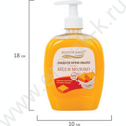Мыло-крем жидкое "Мед и молоко" 500мл с дозатором | Фото 5