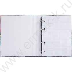 Тетрадь 120л клетка/кольца "Цветочные сны" /глянц.лам. | Фото 3