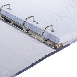 Тетрадь 120л клетка/кольца "Цветочные сны" /глянц.лам. | Фото 4