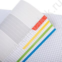 Тетрадь 120л клетка/спираль /4 цв. разделителя, перфорация на отрыв/тв.обл.Soft-touch "Сфера" | Фото 5