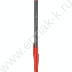 Ручка шар одноразовая 0,7мм GripWrite Grey красная | Фото 1