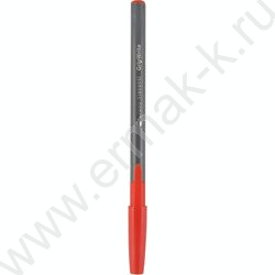 Ручка шар одноразовая 0,7мм GripWrite Grey красная | Фото 2