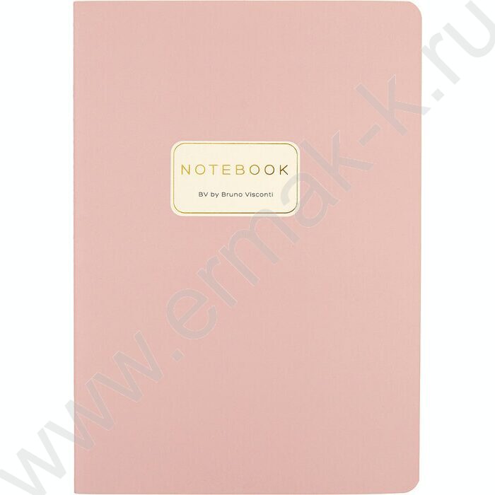 Тетрадь  40л линейка "Monocolor.Персиковый моранди" 70 г/м2 бежевая бумага | Фото 1