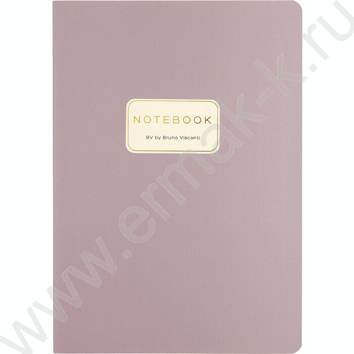 Тетрадь  40л линейка "Monocolor.Пыльная роза моранди" 70 г/м2 бежевая бумага | Фото 1