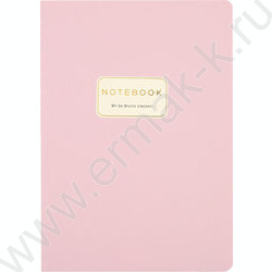 Тетрадь  40л линейка "Monocolor.Зефирный розовый" 70 г/м2 бежевая бумага | Фото 1