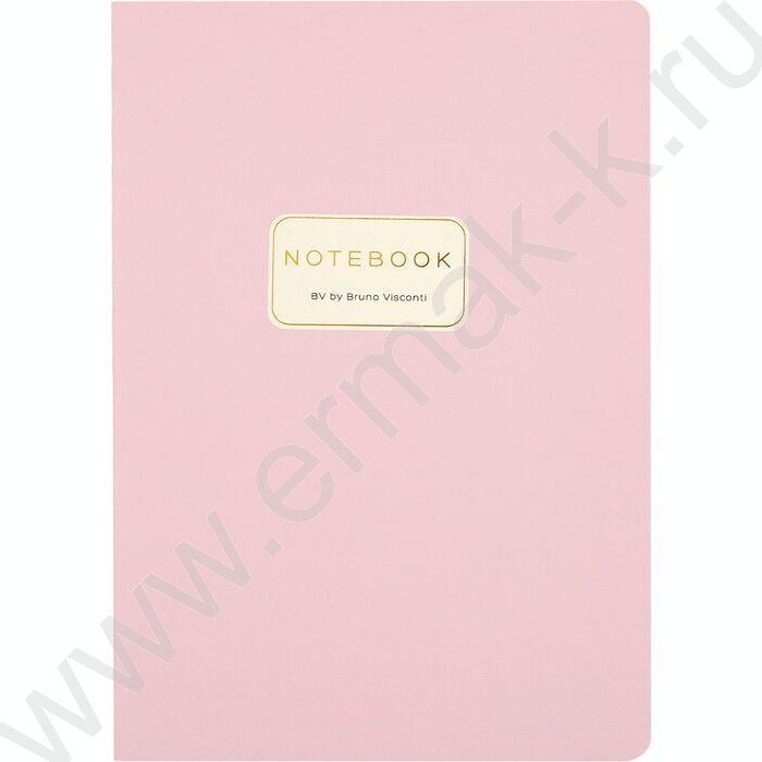 Тетрадь  40л линейка "Monocolor.Зефирный розовый" 70 г/м2 бежевая бумага | Фото 1