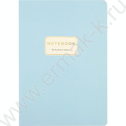 Тетрадь  40л линейка "Monocolor.Зефирный голубой" 70 г/м2 бежевая бумага | Фото 1