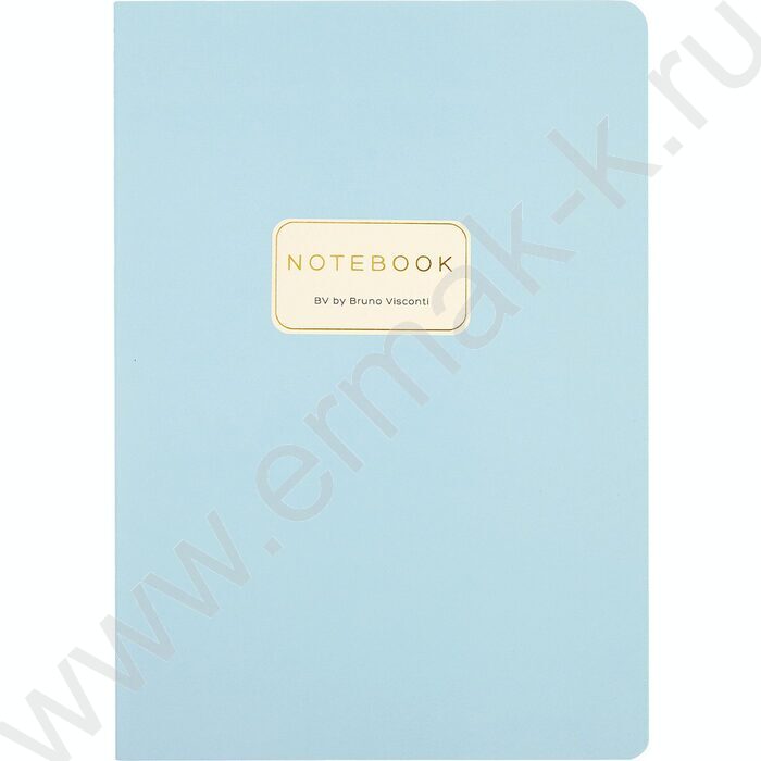 Тетрадь  40л линейка "Monocolor.Зефирный голубой" 70 г/м2 бежевая бумага | Фото 1