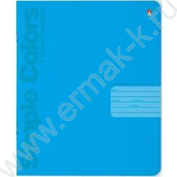 Тетрадь  18л линейка "Простые цвета" ассорти | Фото 3