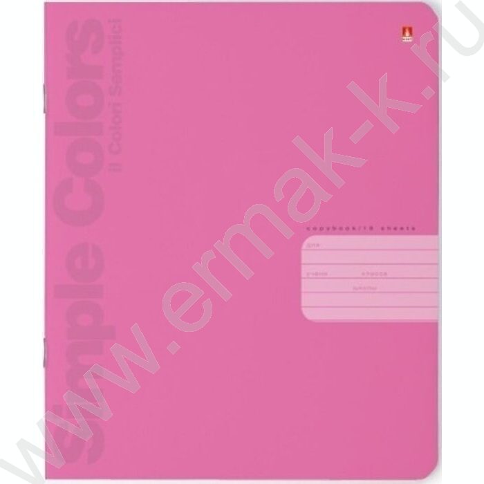 Тетрадь  18л линейка "Простые цвета" ассорти | Фото 4