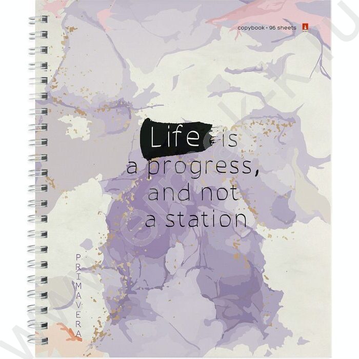 Тетрадь  96л клетка/спираль "Primavera" ассорти | Фото 3