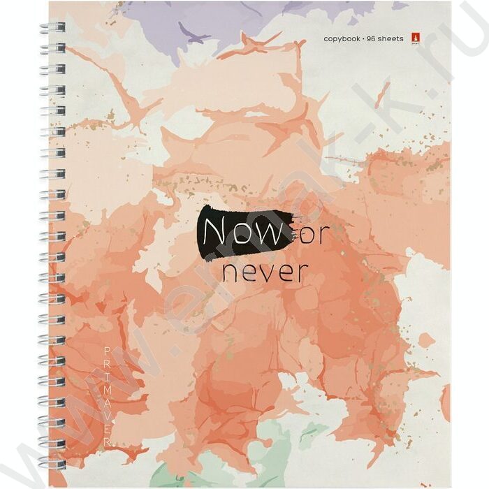 Тетрадь  96л клетка/спираль "Primavera" ассорти | Фото 4