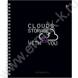 Тетрадь  48л клетка/спираль "Life interface" ассорти | Фото 4