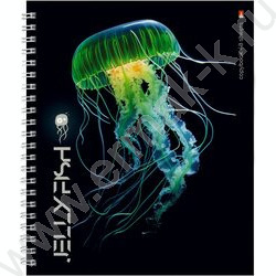 Тетрадь  48л клетка/спираль "Медузы фентези" ассорти | Фото 4