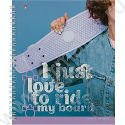 Тетрадь  48л клетка/спираль "Renny board" ассорти | Фото 2